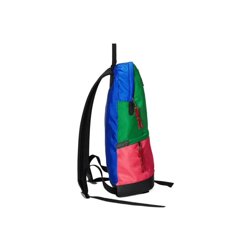 GUCCI The North Face Collaboration Leather Detail Backpack Men's Blue/Green-4