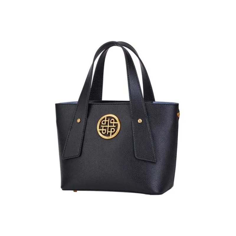 Hush Puppies Cow Leather Crossbody Bag, Shoulder Bag Medium Size Women's Black-1