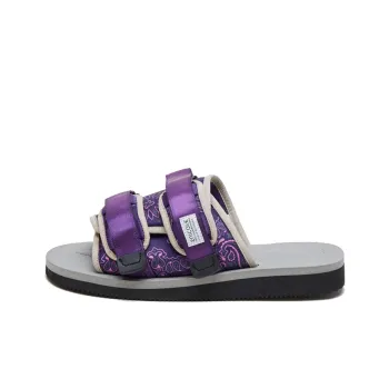 Suicoke Rubber Sole Slide Slippers Men's Purple