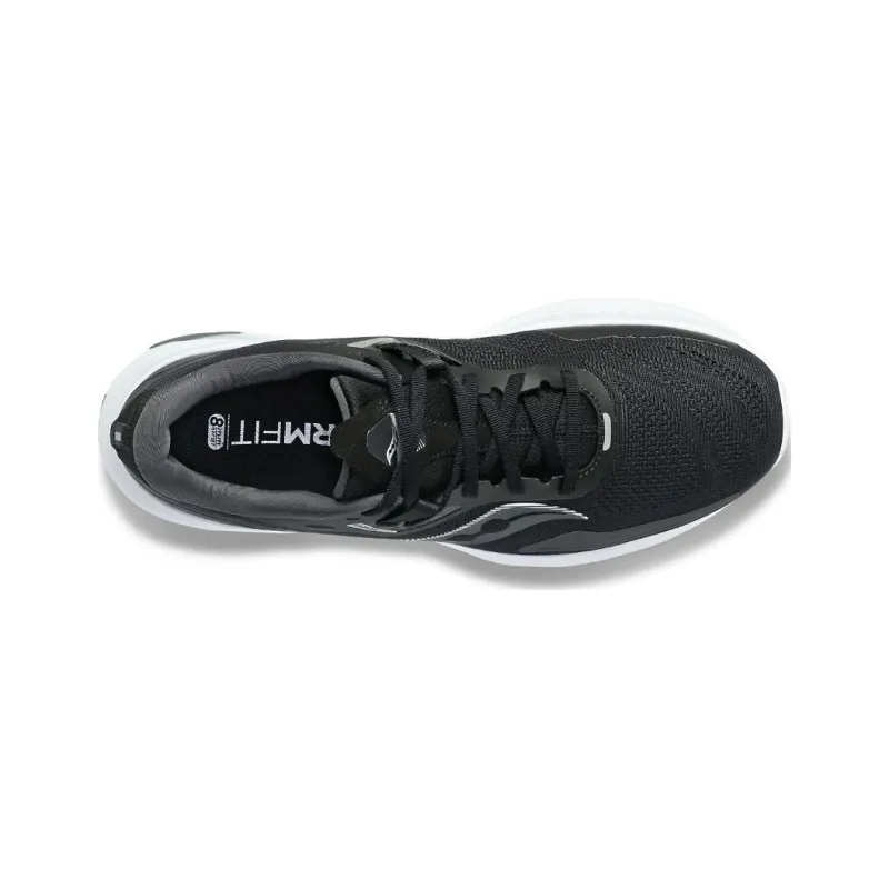 Saucony Guide 15 Cushioning Anti-Slip And Wear-Resistant Low-Top Running Shoes Men's Black Loose Fit-3
