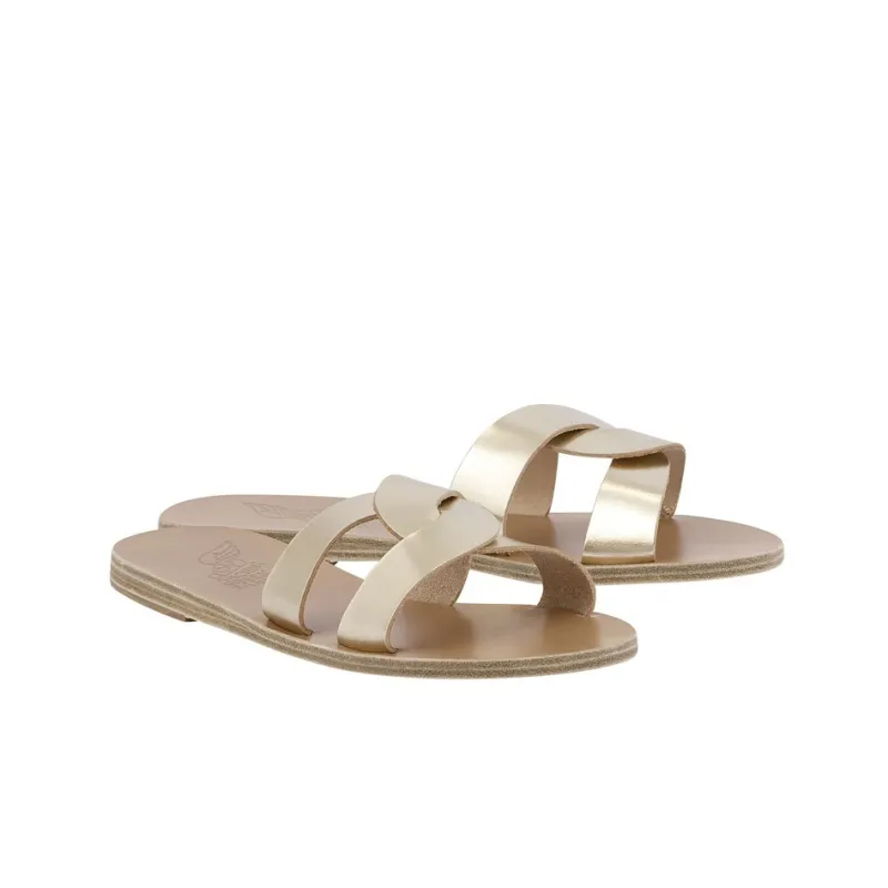 ANCIENT GREEK SANDALS Odor-Resistant Slide Slippers Women's Platinum-2