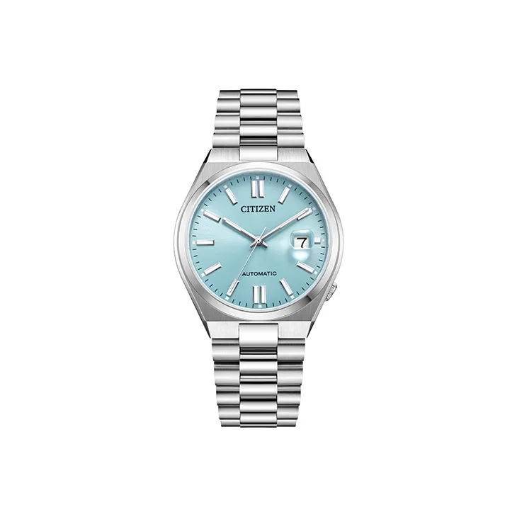 CITIZEN ME Iridescent Collection Mechanical Movement Stainless Steel Strap Watch Unisex Blue Dial-0