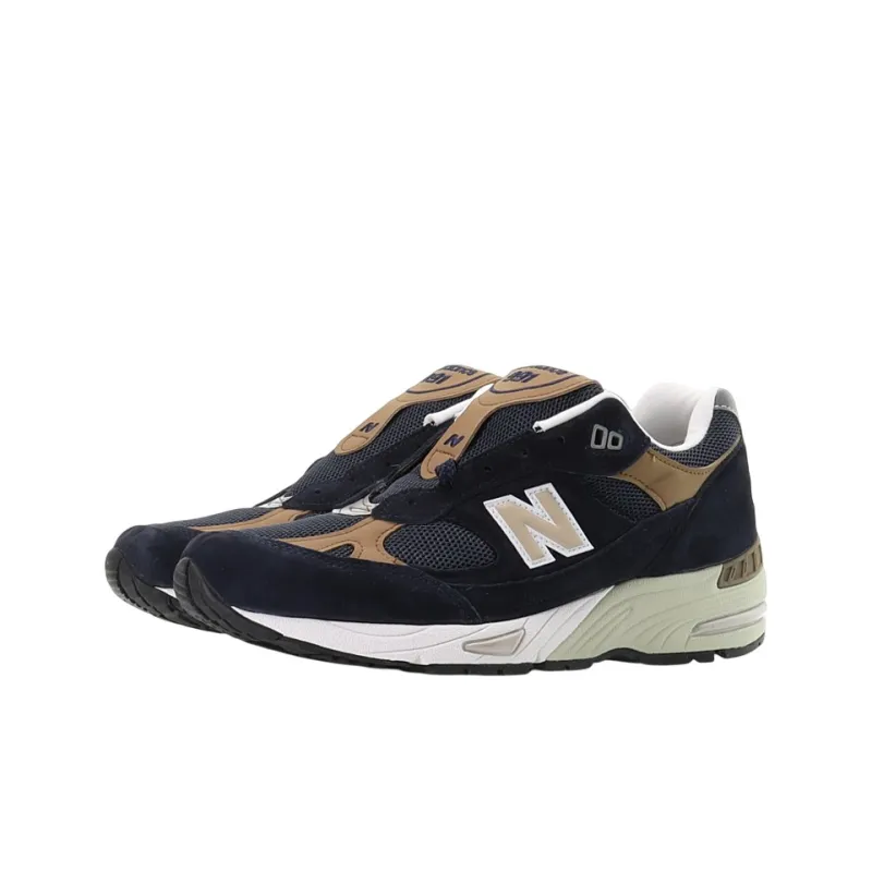 New Balance 991 MiUK Navy Sand-2
