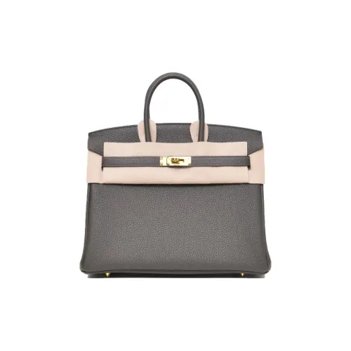 HERMES Birkin Togo Calfskin Birkin Bag Handbags Regular Women's C6 Vert De Gris Gray Green