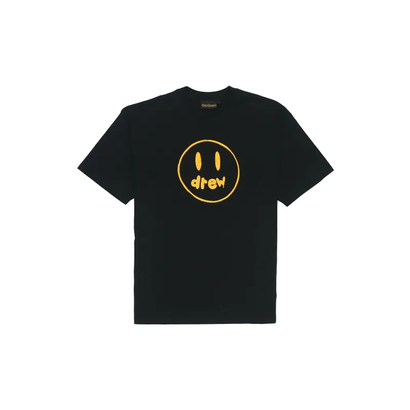 Drew House Smiley Collection T Shirts Unisex Black-0