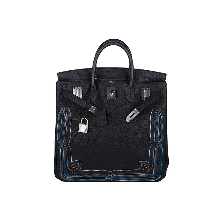 HERMES Birkin Togo Calfskin Birkin Bag Handbags Women's Black-1