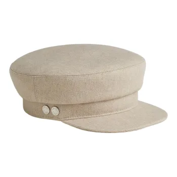 HERMES Berets Unisex Beige