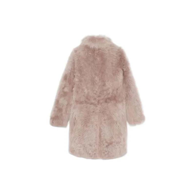 SAINT LAURENT Shearling Long Sleeved Coat-1
