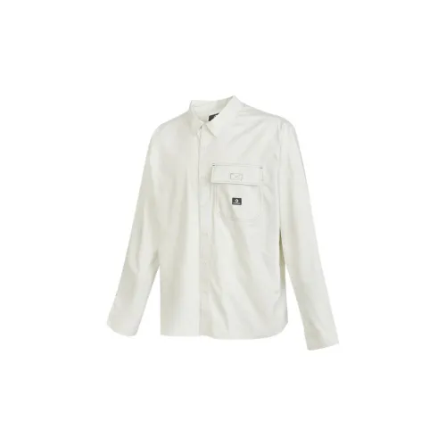 Converse WOVEN BUTTON DOWN Shirts Men White