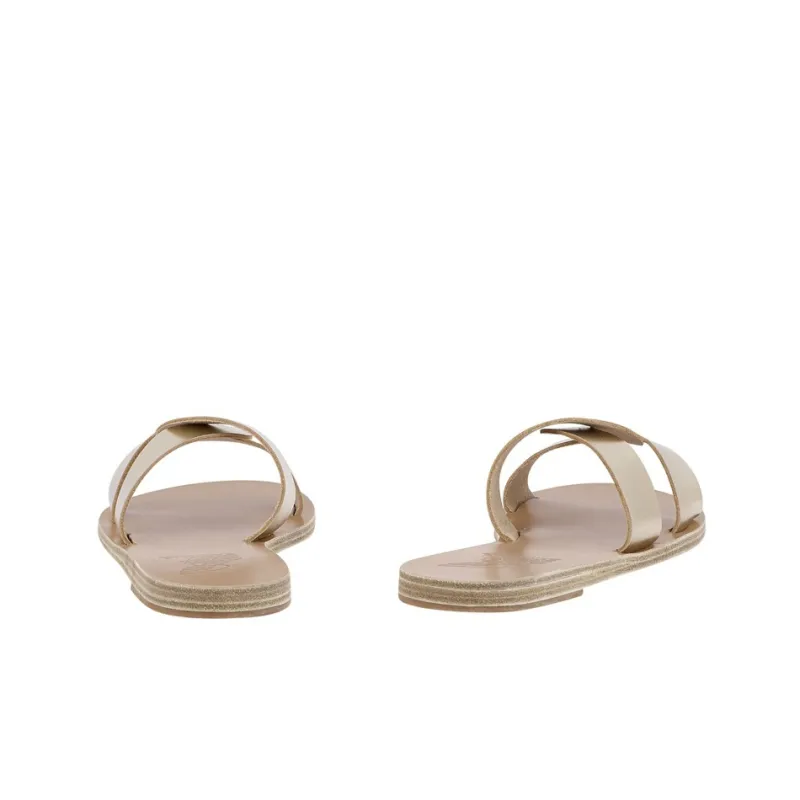 ANCIENT GREEK SANDALS Odor-Resistant Slide Slippers Women's Platinum-4