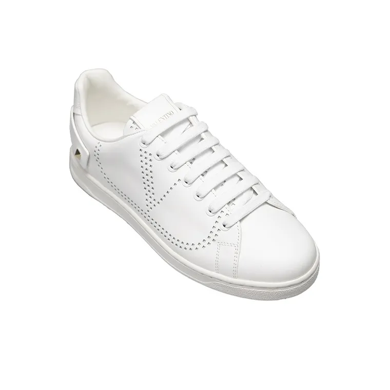 Valentino Backnet Low Top Stylish Skateboarding Shoes Men's White-1