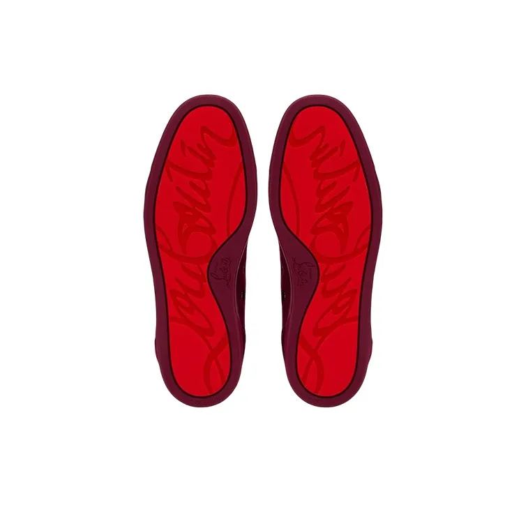 CL Louis Skateboard Shoes Men's Dark Red-4