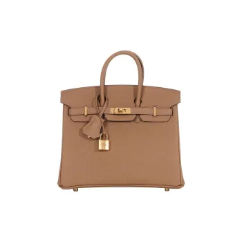 HERMES Birkin Togo Calfskin Birkin Bag Handbag Women's 0M Milk Tea