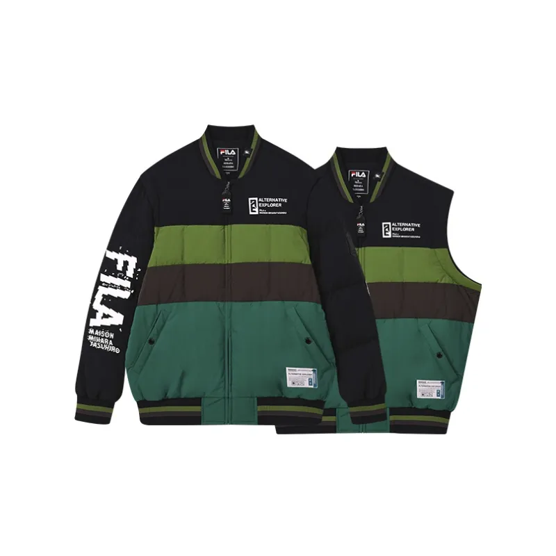 FILA Down Jacket Men's Jet Black-2
