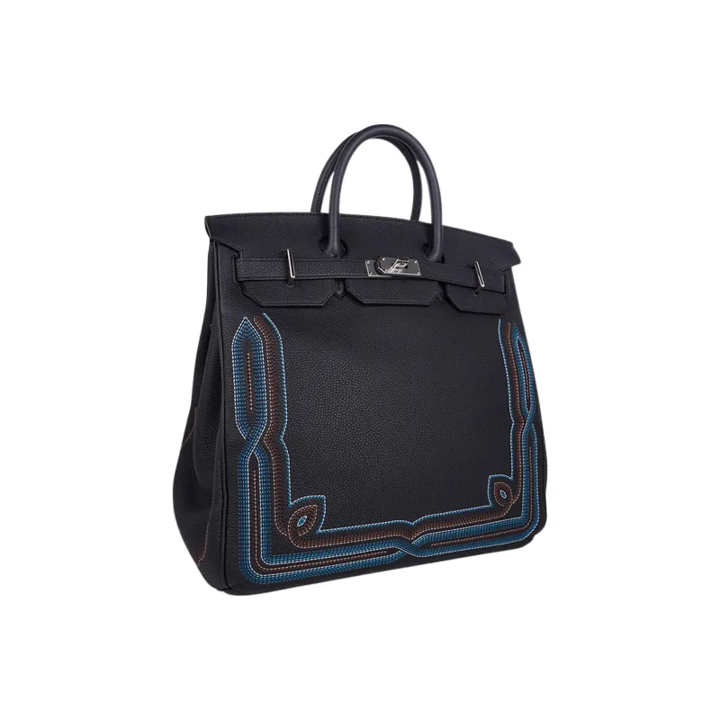 HERMES Birkin Togo Calfskin Birkin Bag Handbags Women's Black-2
