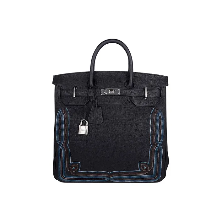 HERMES Birkin Togo Calfskin Birkin Bag Handbags Women's Black-0