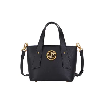 Hush Puppies Cow Leather Crossbody Bag, Shoulder Bag Medium Size Women's Black