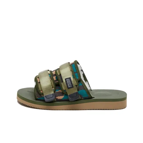 Suicoke Slide Slippers Men Green