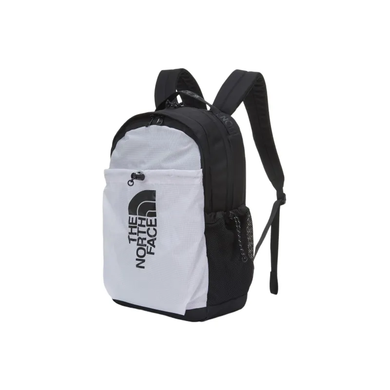 THE NORTH FACE Polyester Nylon Backpack Regular Unisex Black White-1