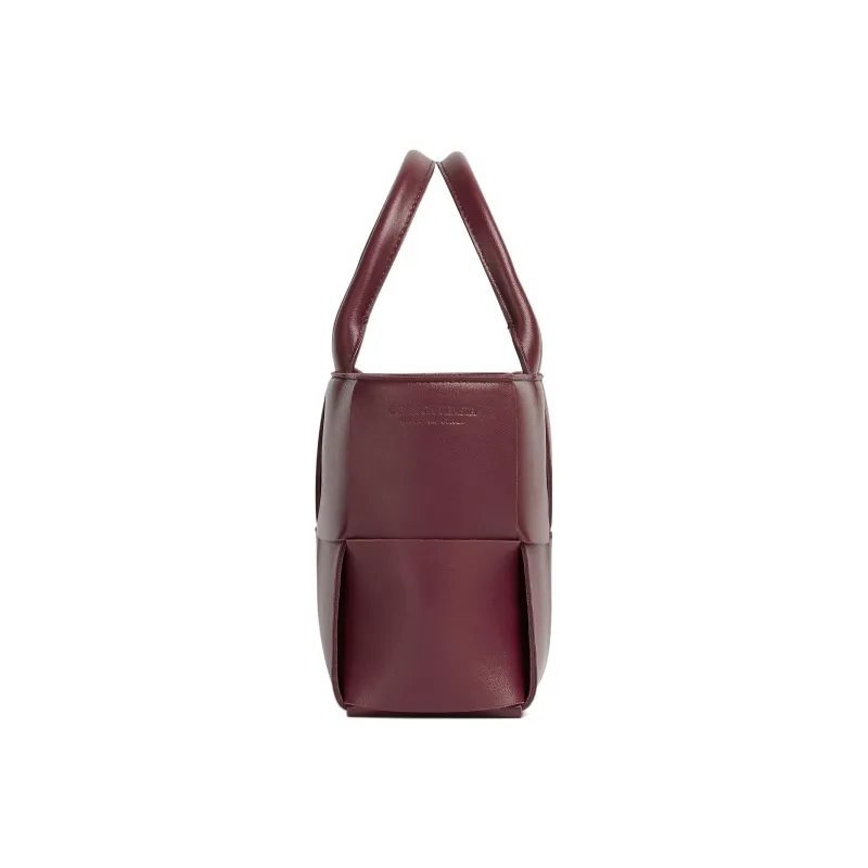 Bottega Veneta Arco Intreccio Tote Bag Mini Barolo-1