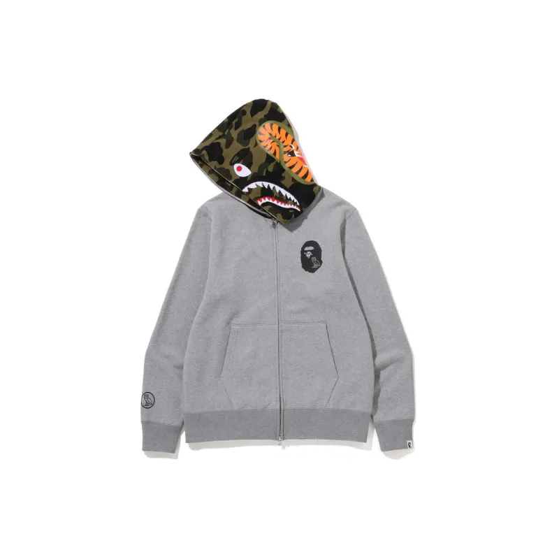 Bape X Ovo Shark Full Zip Hoodie-3