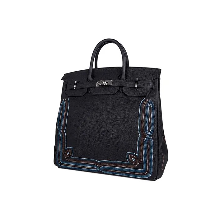 HERMES Birkin Togo Calfskin Birkin Bag Handbags Women's Black-3