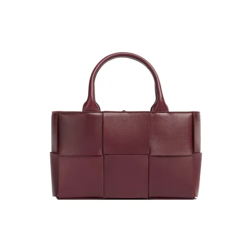 Bottega Veneta Arco Intreccio Tote Bag Mini Barolo