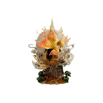 Aniple 1 5 Zenitsu Agatsuma 1/5 Demon Slayer  Kimetsu No Yaiba Kyojin No Kaze 57cm Statues 56.9cm
