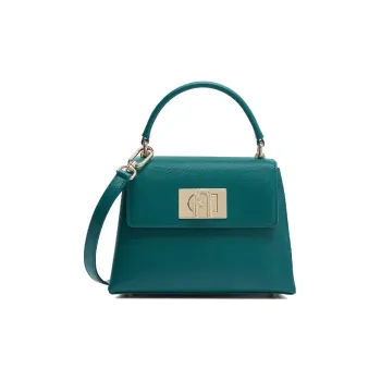 Furla 1927 Collection Leather Shoulder Bag Crossbody Bag Handbag Mini Women's Green