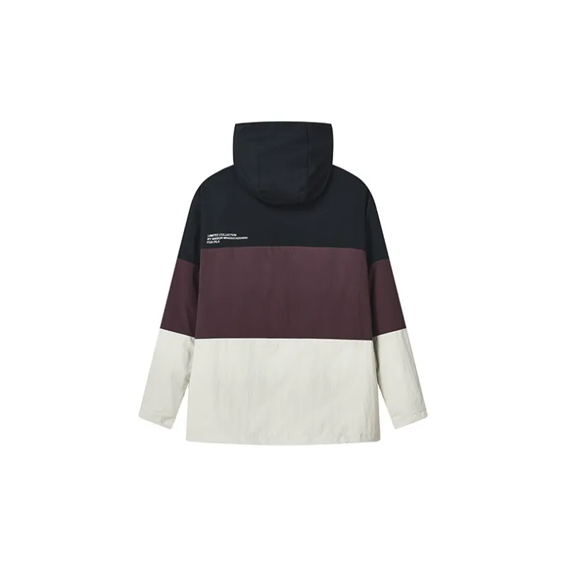 FILA FW22 Puffer Jacket Men's Cactus Gray Pink-1