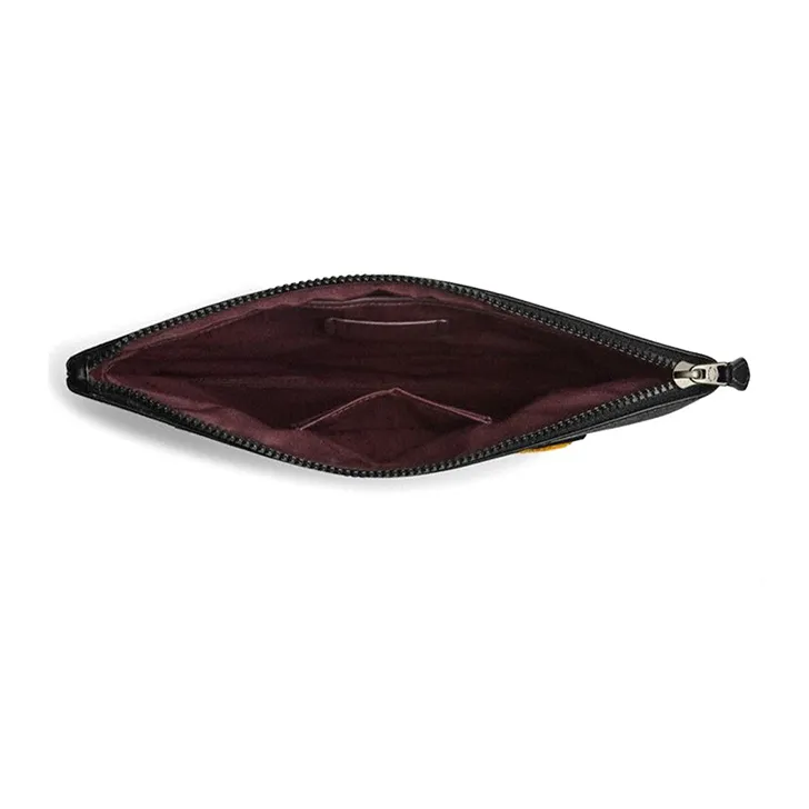 COACH Disney, Collaboration Artificial Leather Wallet Regular Men's Black Gray-1