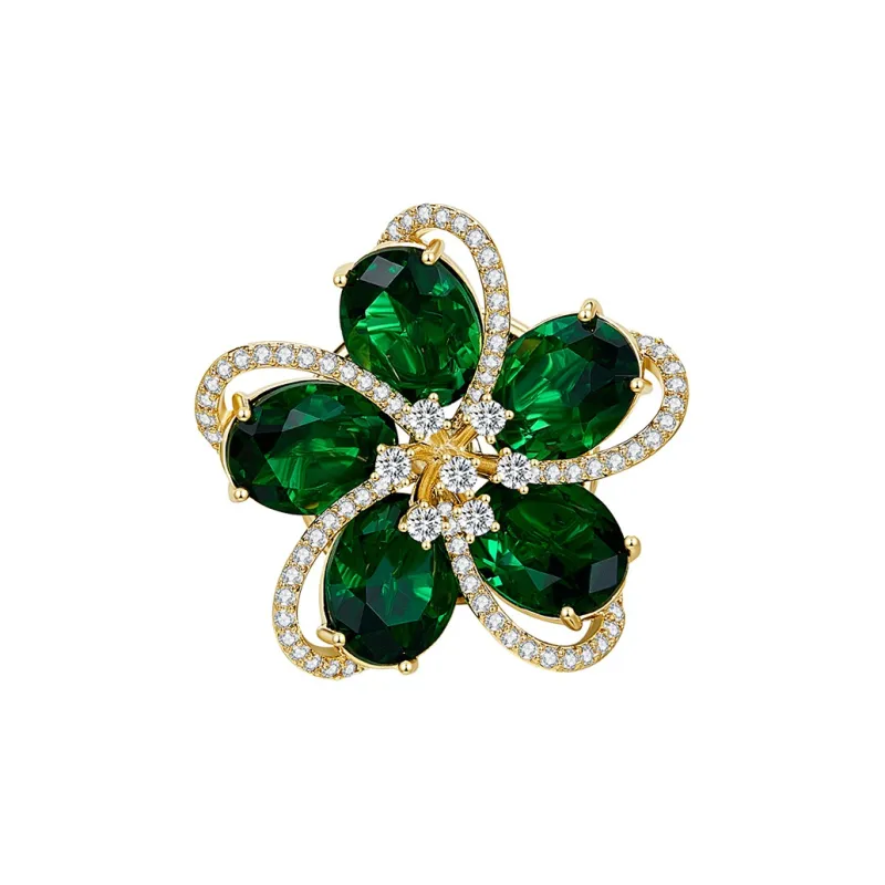 HMZ Brooches Women's Green-0
