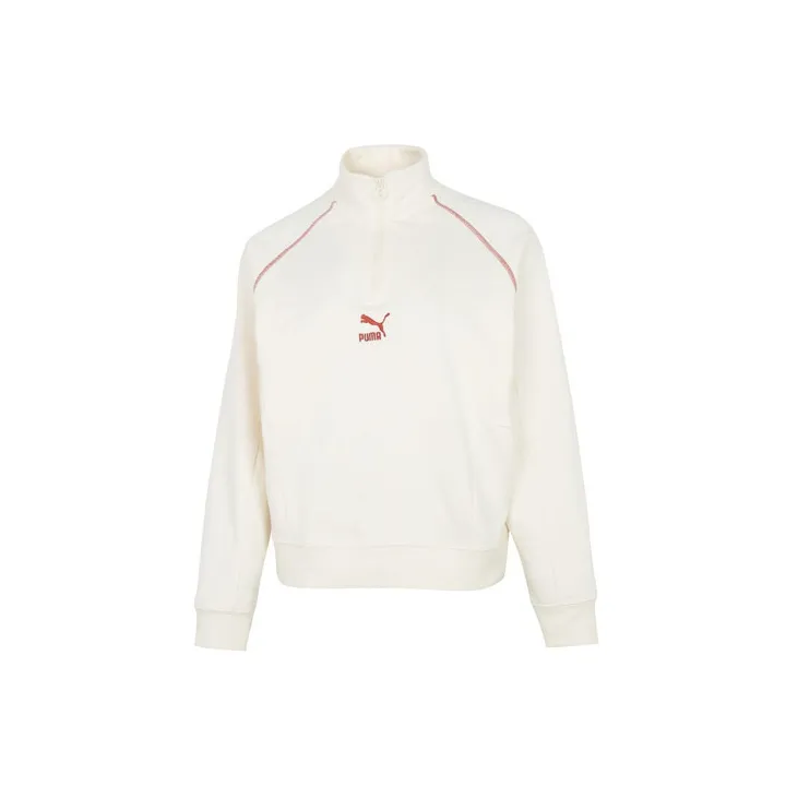 PUMA Sweatshirts Women's Ecru-1