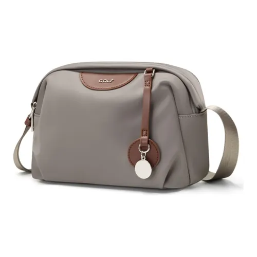 GOLF Oxford Fabric Bonded Synthetic Leather Crossbody Bag Small Size Women's Multicolor
