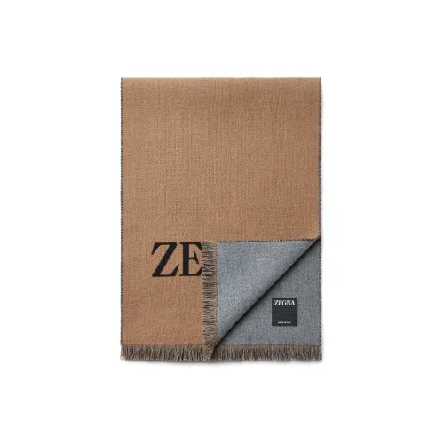 Zegna Men's logo-printed scarf