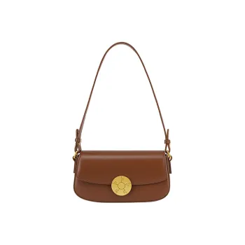 JANE KLAIN Cow Leather Shoulder Bag Women's Cocoa Brown/Fairy Beige Tea/Grass Gray Green