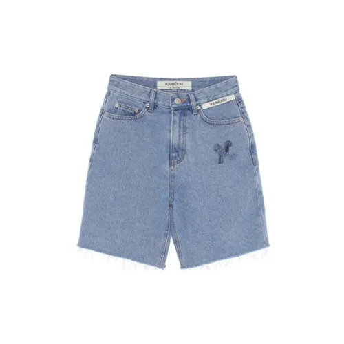 KIMHEKIM Denim Shorts Women's Blue