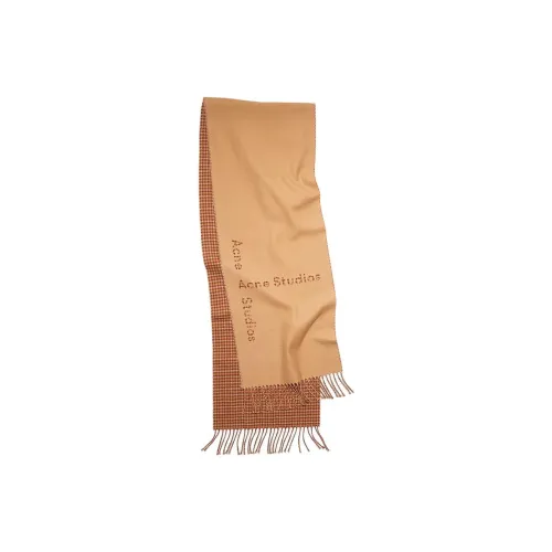 Acne Studios Knit Scarves Unisex Brown