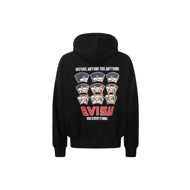 EVISU Sweatshirts Men Black-1