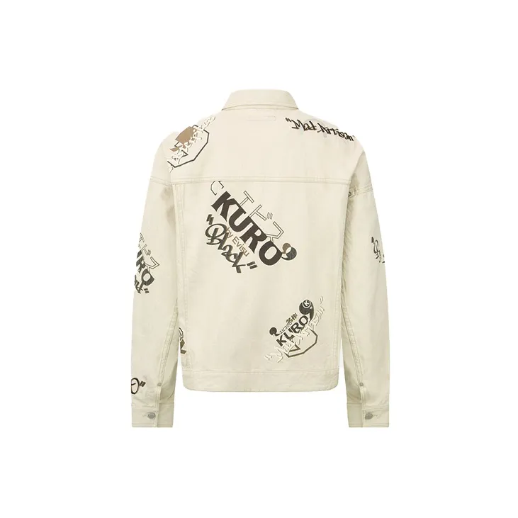 EVISU Denim Jackets Men Oat-1