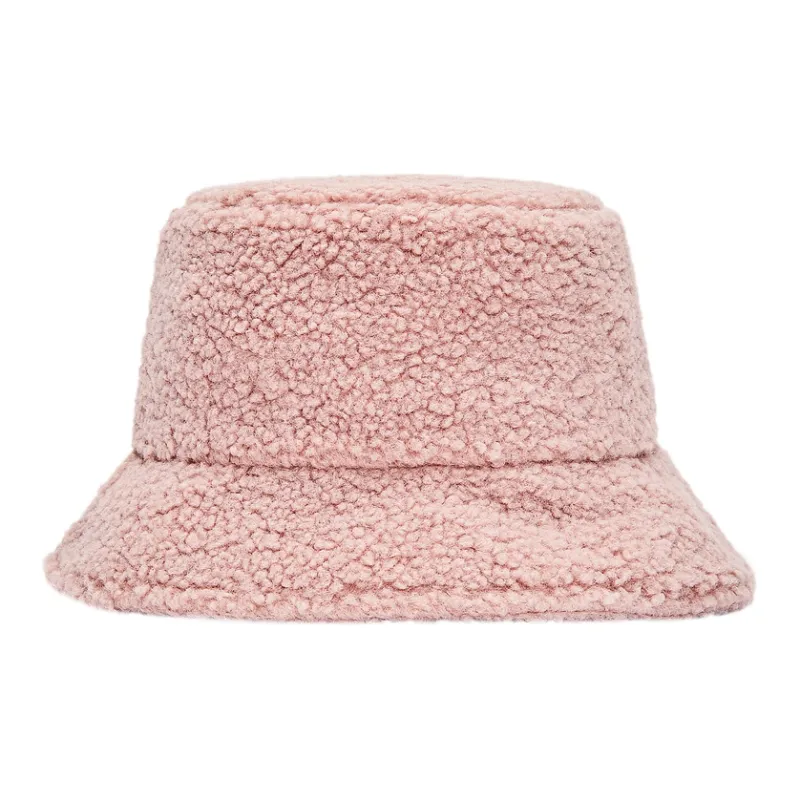 Champion Polyester Bucket Hats Unisex Pink/Black/Beige-2