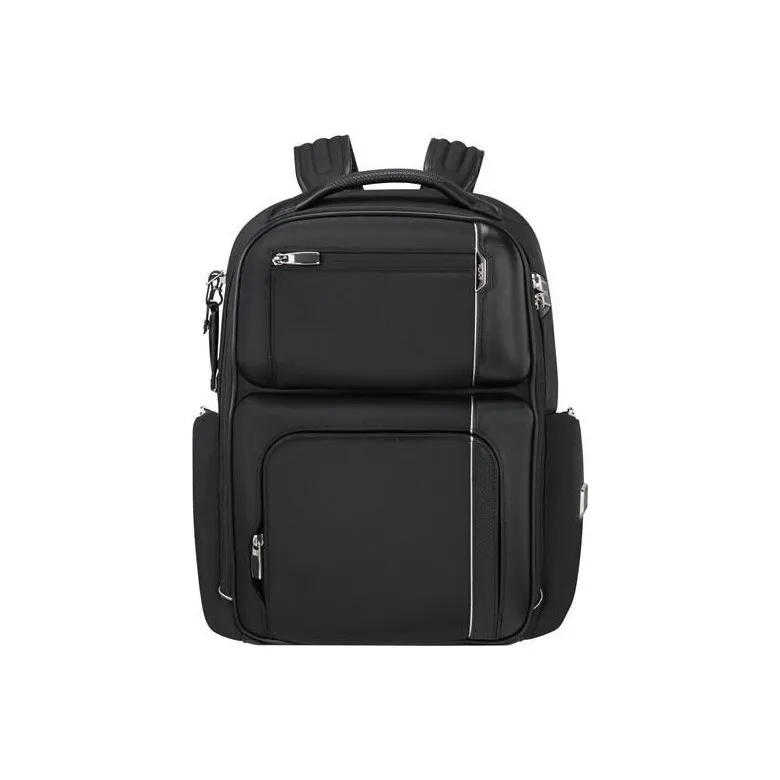 TUMI Arrivé Leather Detail Laptop Backpack Men's Black-0