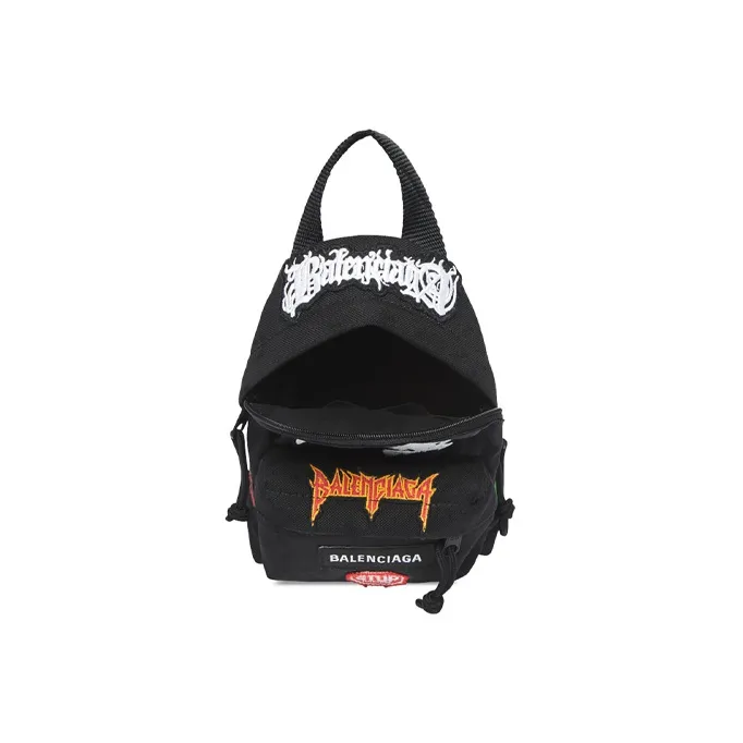 Balenciaga Explorer Polyamide Shoulder Bag Crossbody Bag Mini Men's Black-3