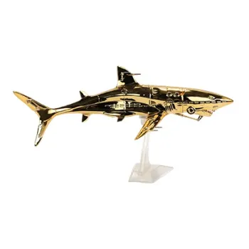 HajimeSorayama Shark Figure Gold