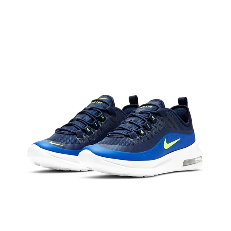 Nike Air Max Axis Cushioning Anti Slip And Wear Resistant Low Top Casual Shoes GS Blue Black-2