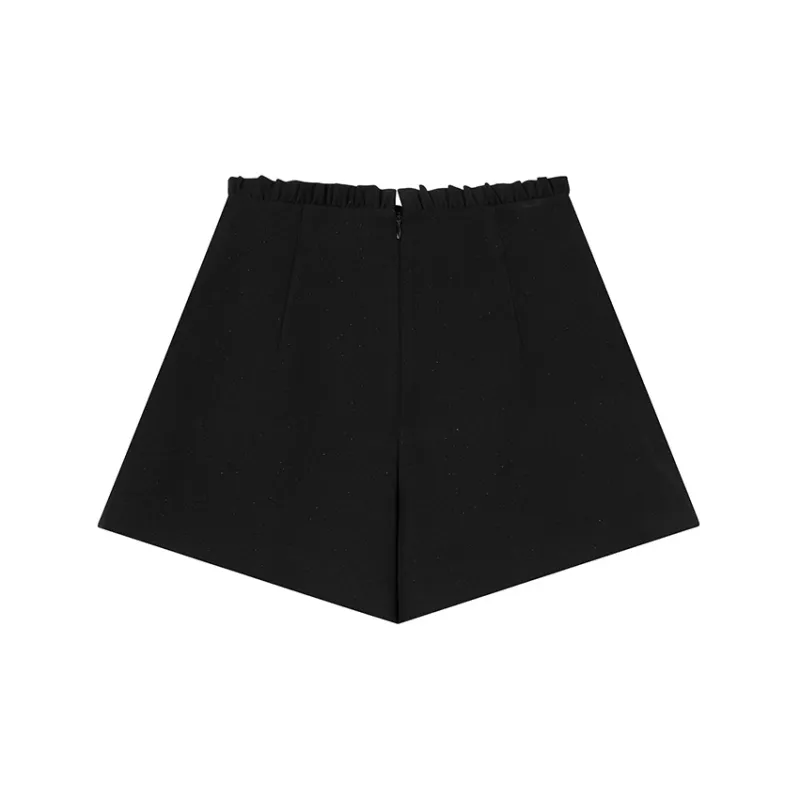 Susan Lazar X ITIB Casual Short Skirts Women's Black-1