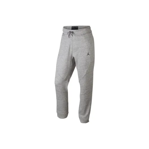 JORDAN Knitted Sweatpants Men Light Gray