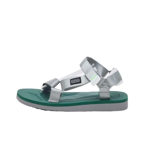 Suicoke Beach Sandals Men Gray/Green