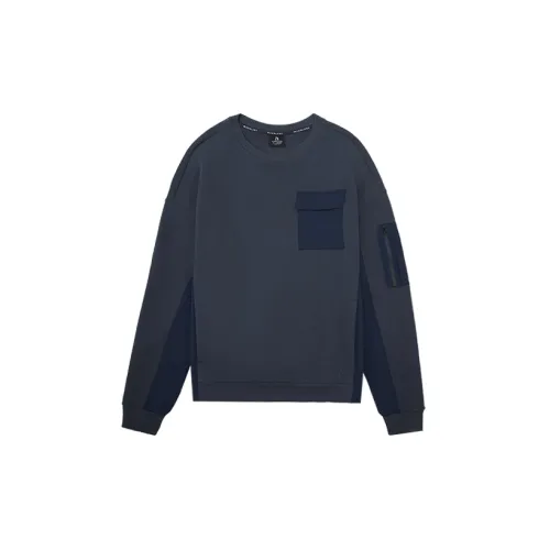 Magn Lens Sweatshirts Men Ink Blue