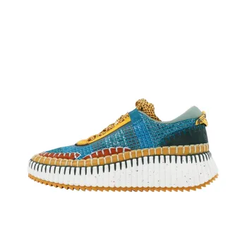 Chloe Cushioning Wear-Resistant Low-Top Casual Shoes Unisex Blue White